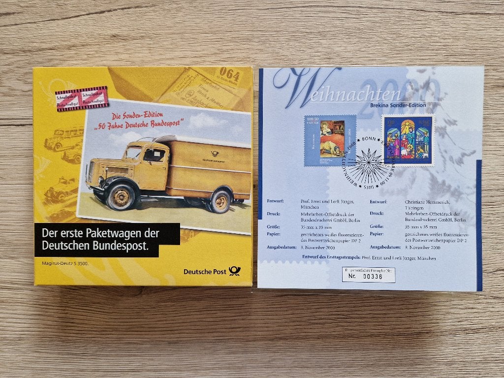 Paketwagen der Deutschen Bundespost, Ophalen of Verzenden, Nieuw, Bus of Vrachtwagen, Brekina