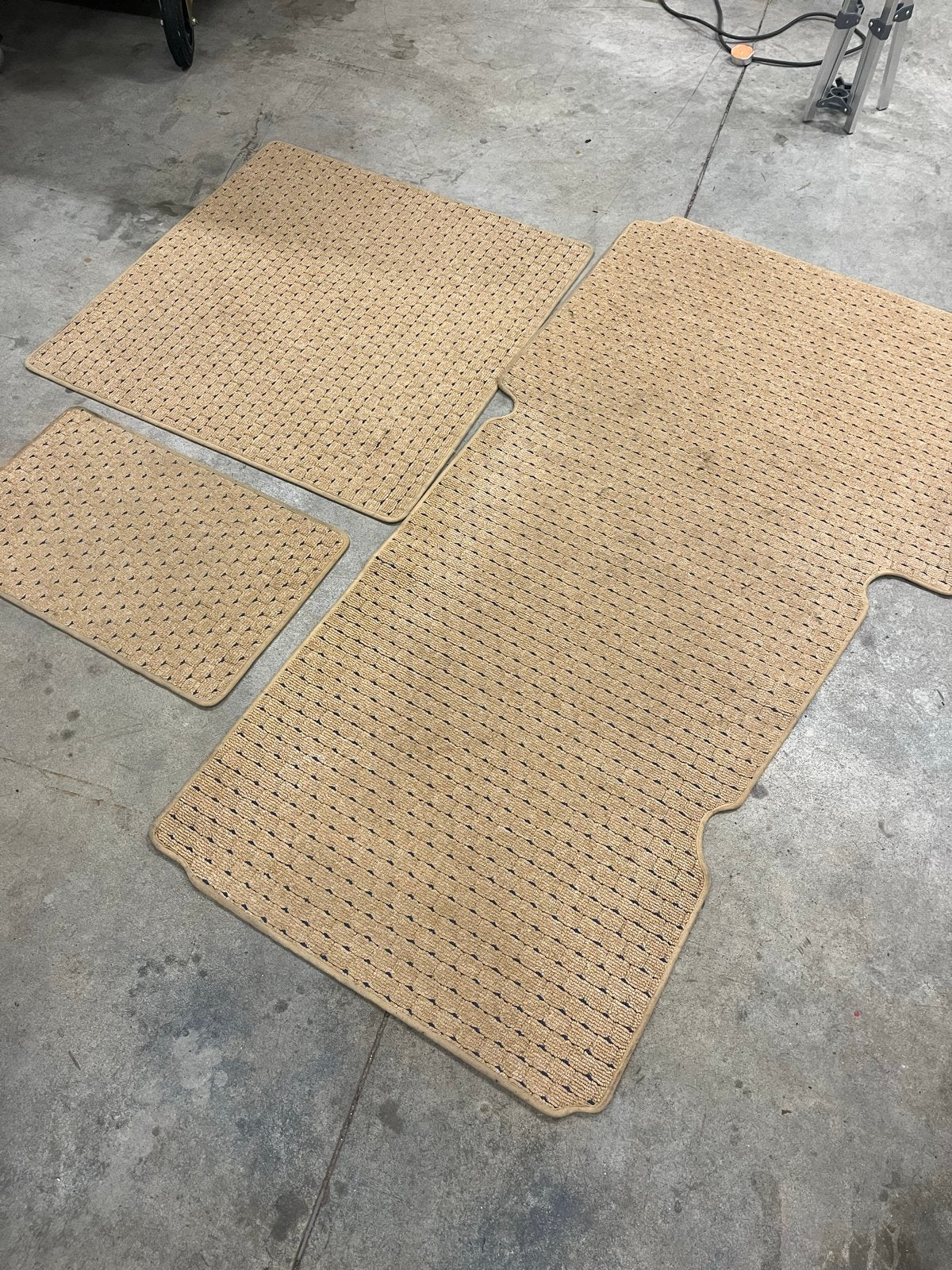 Originele Hobby 450 vloer matten set, Ophalen, Gebruikt