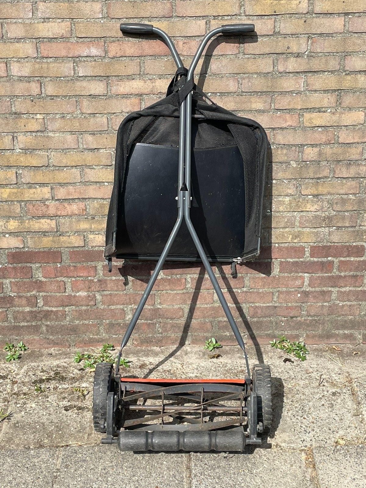 Handgrasmaaier, Ophalen, Gebruikt, Handgrasmaaier, Opvangbak