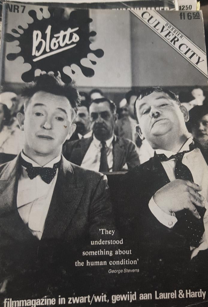Laurel & Hardy - Blotto Magazine nr 7, Ophalen of Verzenden, Gebruikt, Overige typen