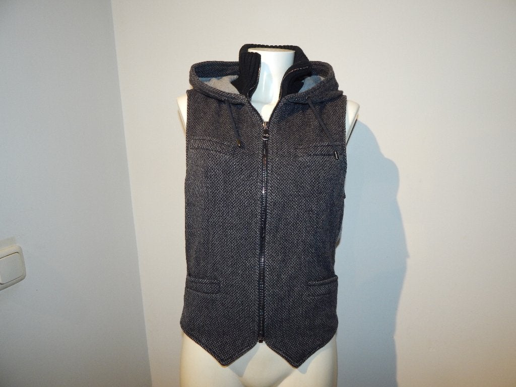Dolce & Gabbana fijne bodywarmer kraag capuchon najaar IT46, Kleding | Dames, Bodywarmers, Maat 38/40 (M), Dolce & Gabbana, Meerkleurig