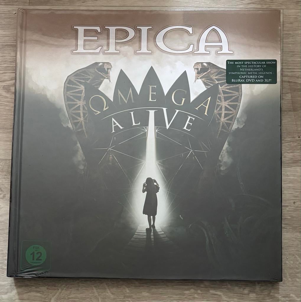 Epica - Omega Alive Blu-ray + DVD + 3LP Boxset, Cd's en Dvd's, Ophalen of Verzenden, Nieuw in verpakking