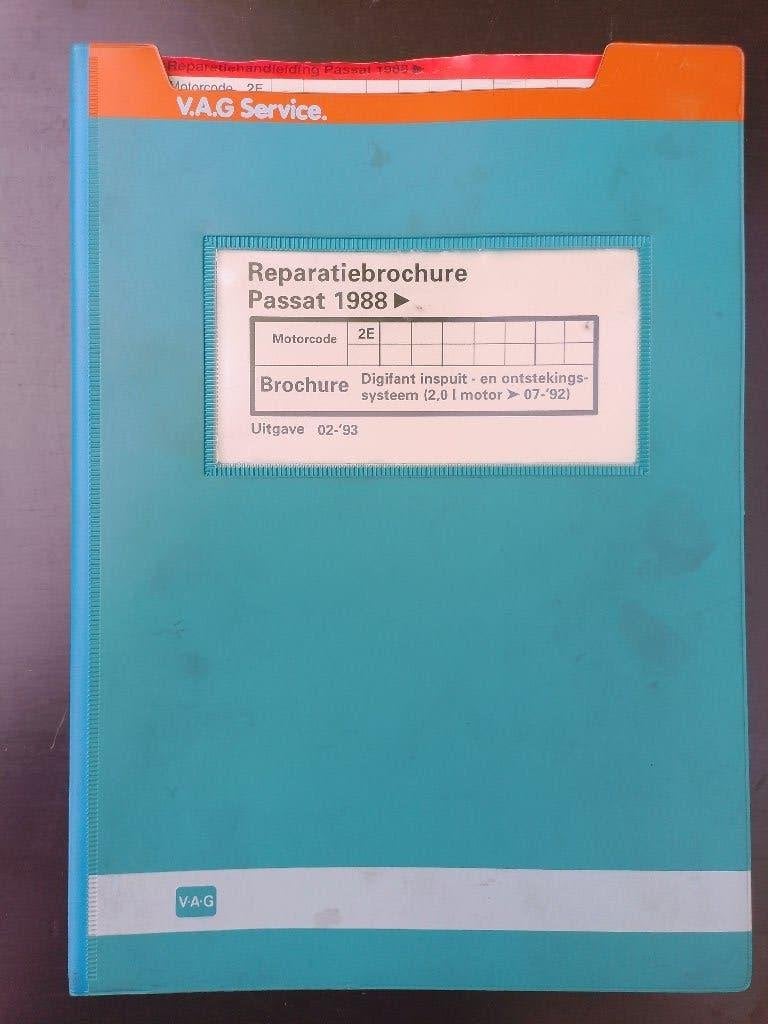 Volkswagen Passat B3 2.0 dealer werkplaatsboek Digifant 2E, Ophalen of Verzenden, Gelezen, Volkswagen
