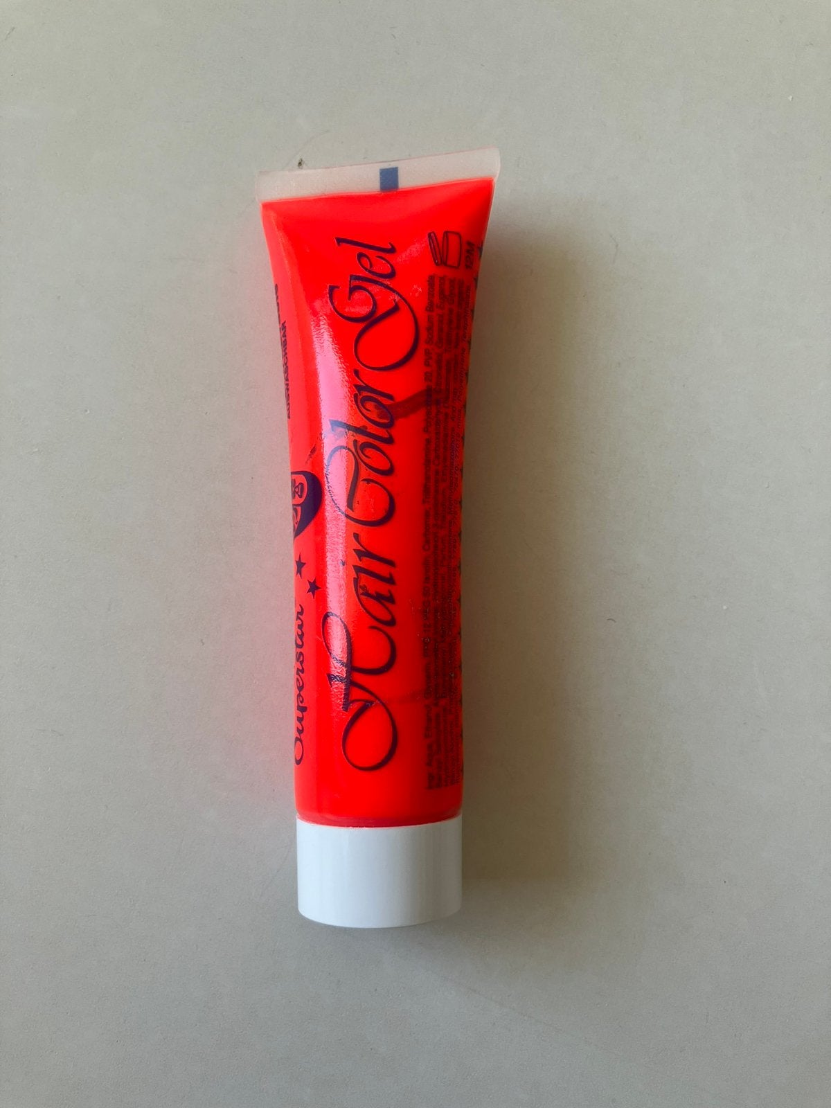 Superstar oranje uitwasbare haargel WK, Ophalen of Verzenden, Zo goed als nieuw, Oranje, Handen en Nagels