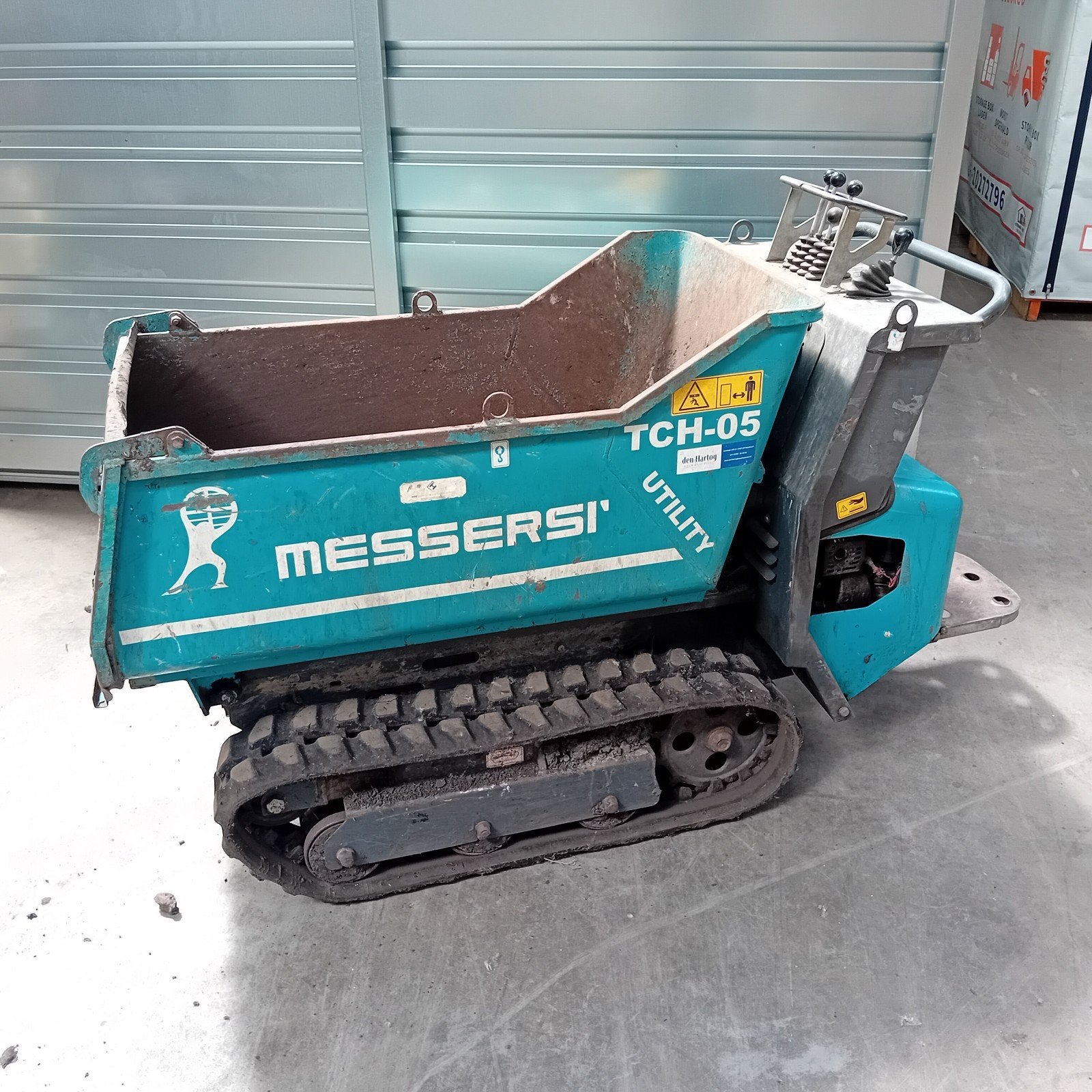 Messersi tch 05 rupsdumper, Ophalen