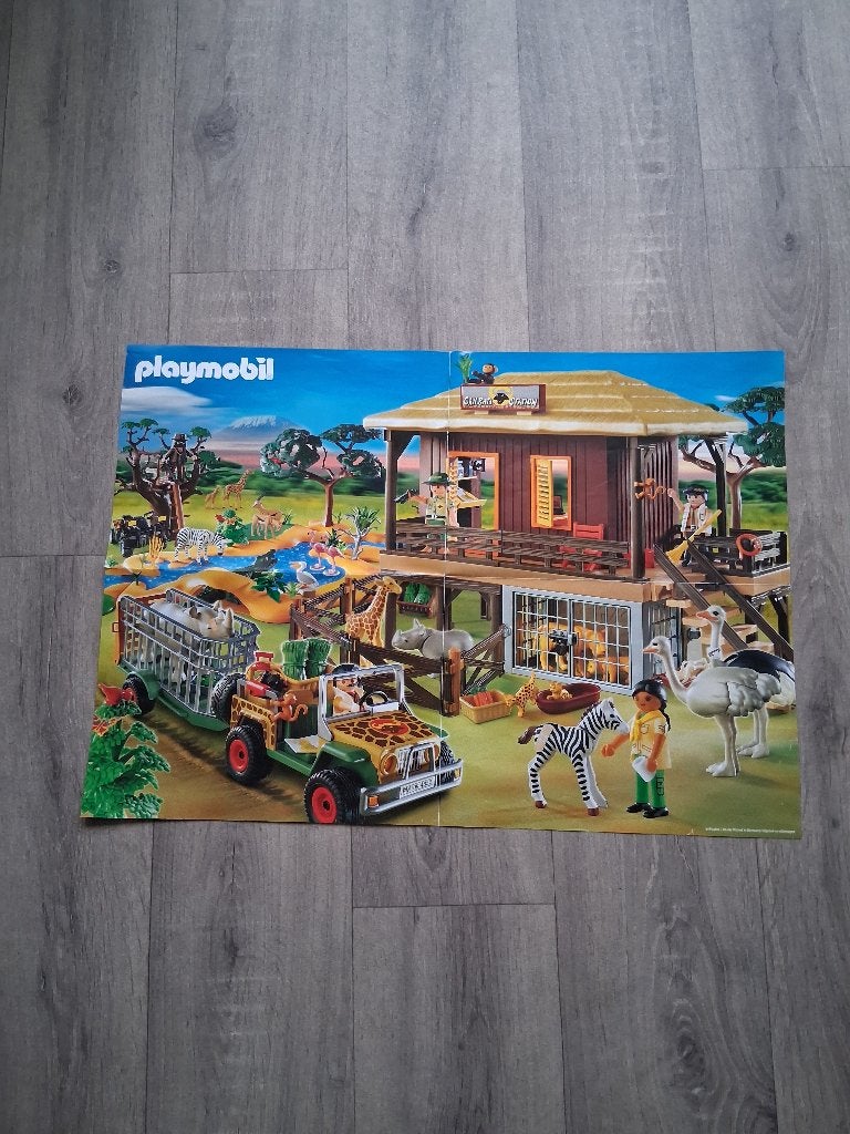 Playmobil de complete serie Jungle met dierenpost, Kinderen en Baby's, Speelgoed | Playmobil, Complete set, Overige typen, Ophalen of Verzenden