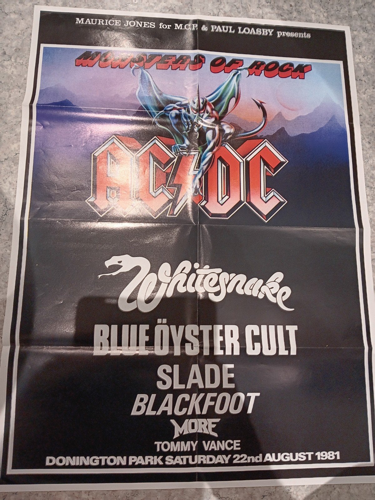 DONINGTON MONSERS OF ROCK 1981 poster, Verzamelen, Ophalen of Verzenden, A1 t/m A3