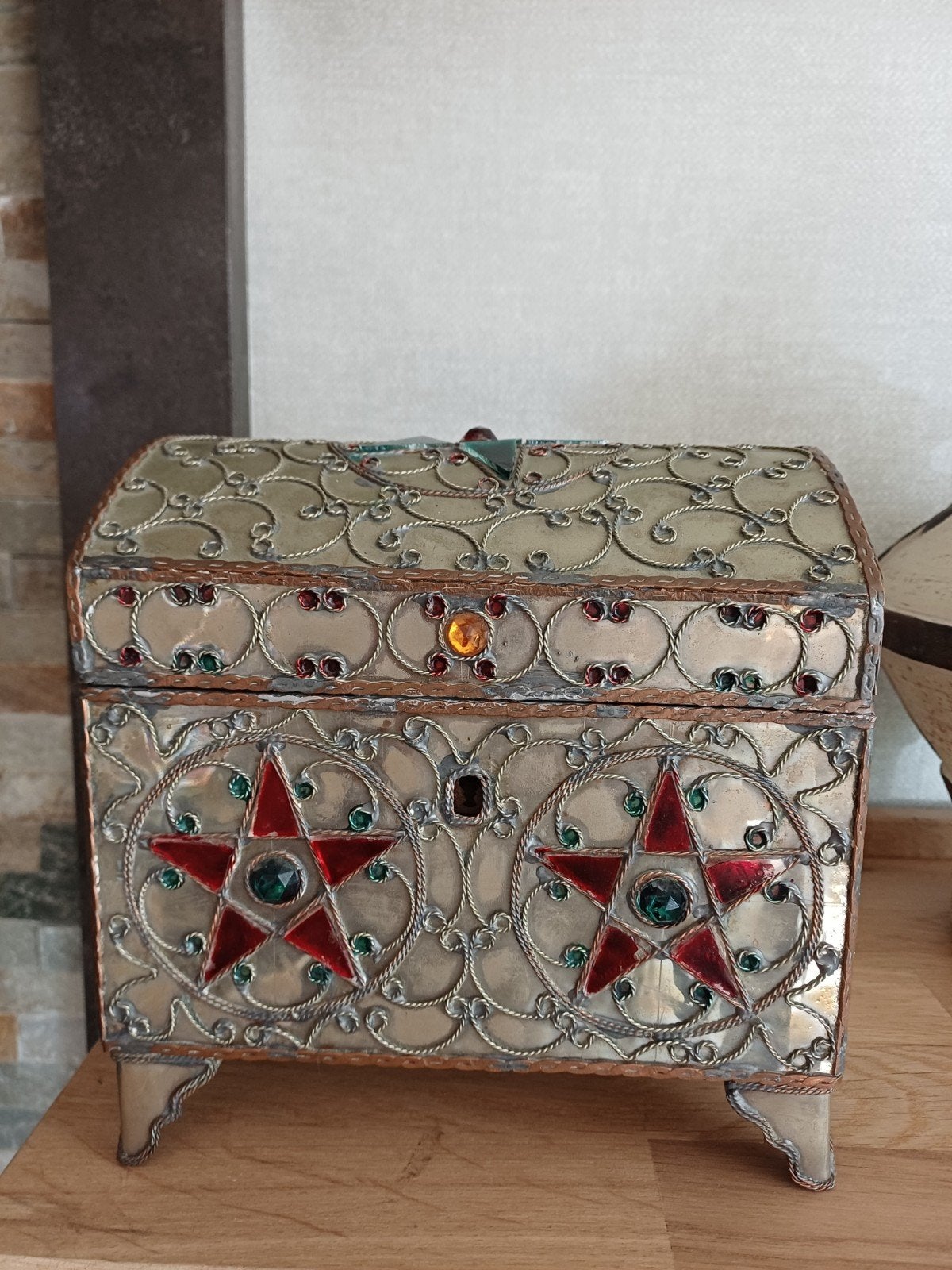 Marokaans sieradendoos, Ophalen of Verzenden, Nieuw, Kunststof, Minder dan 50 cm