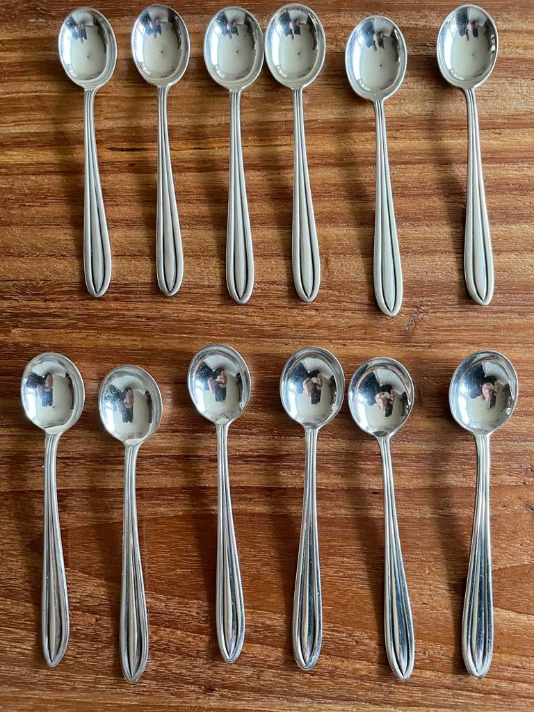 Complete set van 12 Keltum koffielepeltjes, Ophalen of Verzenden