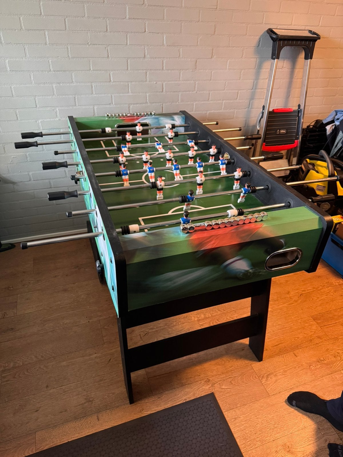Opklapbare tafelvoetbal, Ophalen of Verzenden, Zo goed als nieuw
