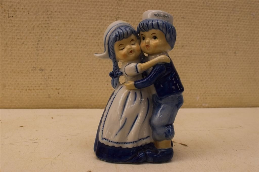 2 stuks Delft Blauw porseleinen beeldjes 44335, Ophalen of Verzenden, Gebruikt, Overige typen