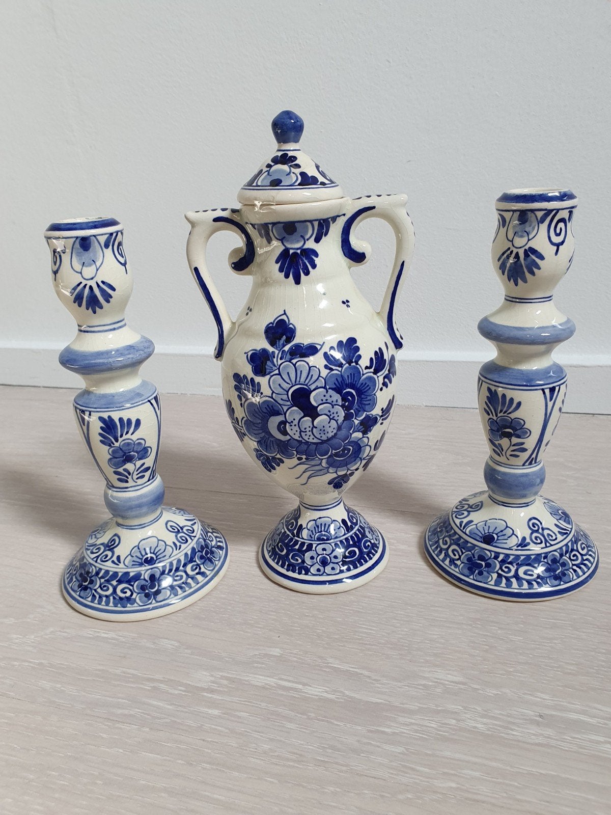 Delfts Blauw Kerststel - Holland Market Promotions 1979, Antiek en Kunst, Ophalen