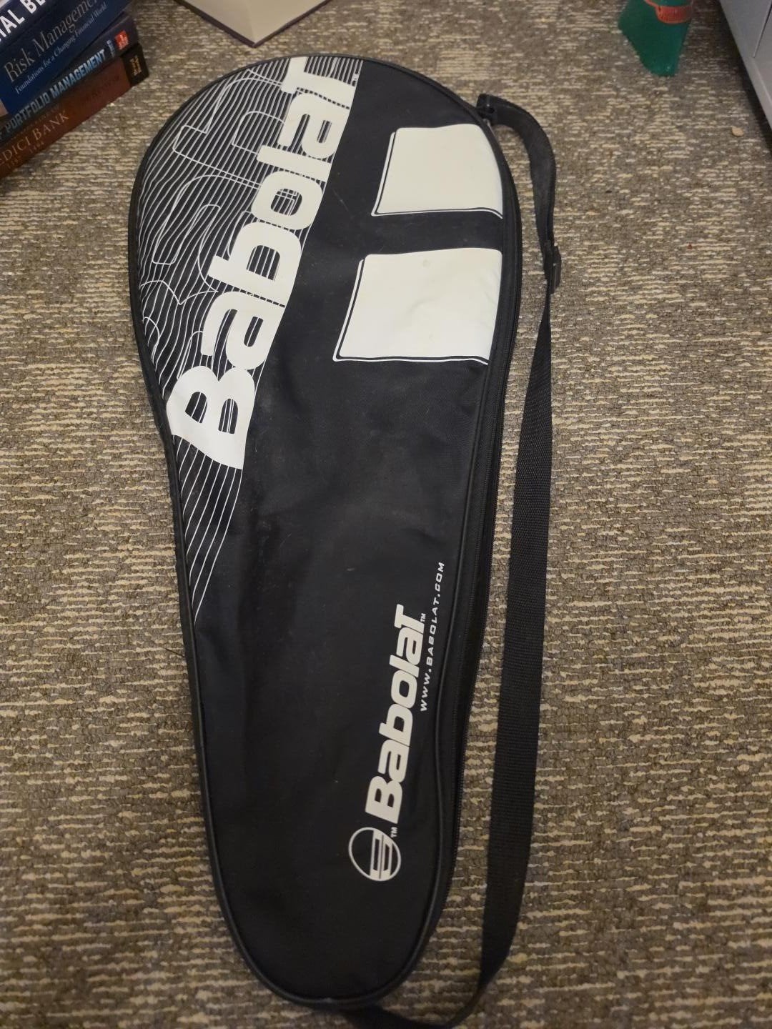 Babolat Tennissracket met hoes - Zo goed als nieuw, Gebruikt, L1, Ophalen of Verzenden, Racket