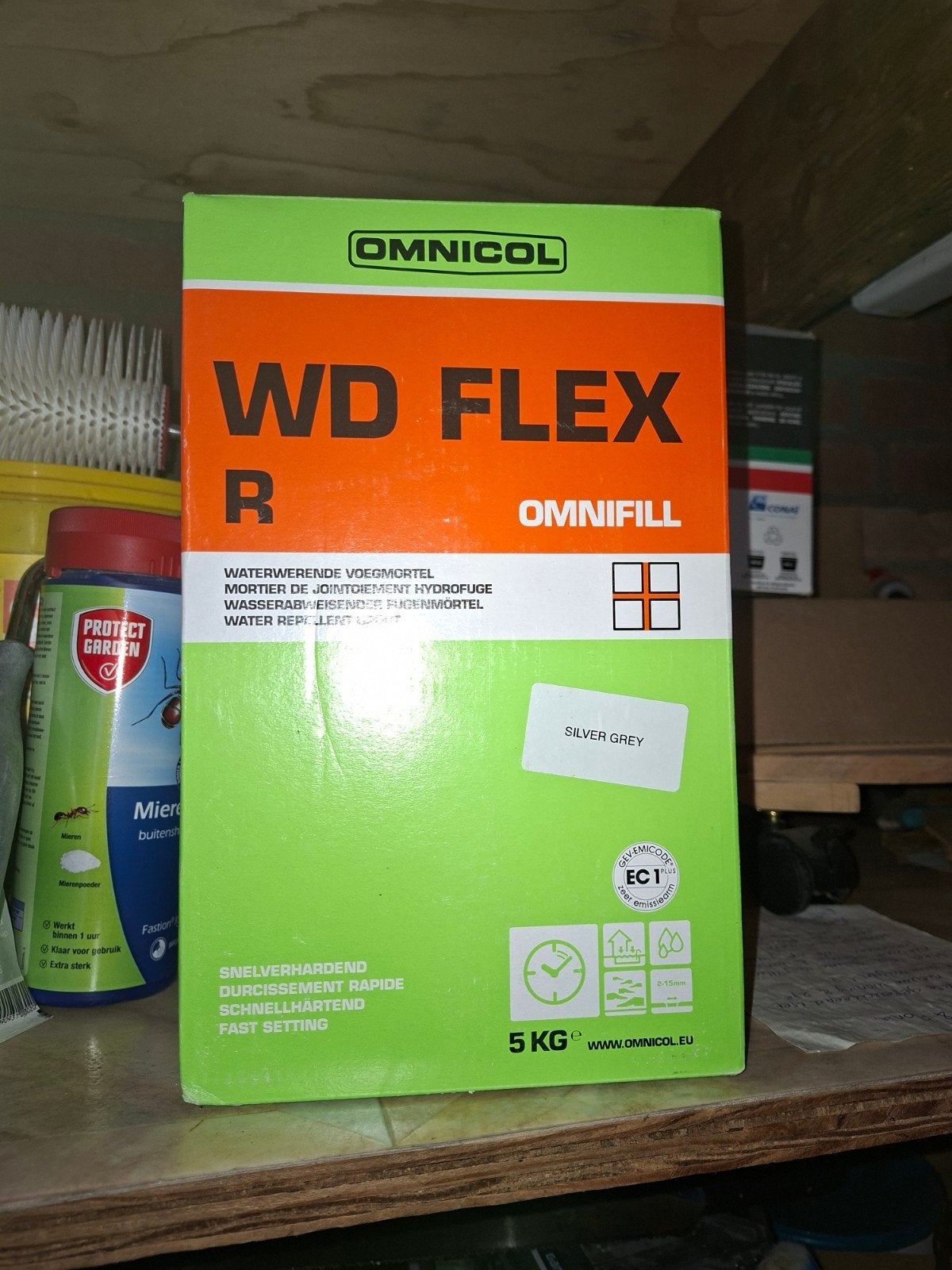 Omnicol Omnifill WD Flex R Voegmiddel - Silver Grey 1/3 pak, Doe-het-zelf en Verbouw, Ophalen, Overige typen, Nieuw, Minder dan 20 cm
