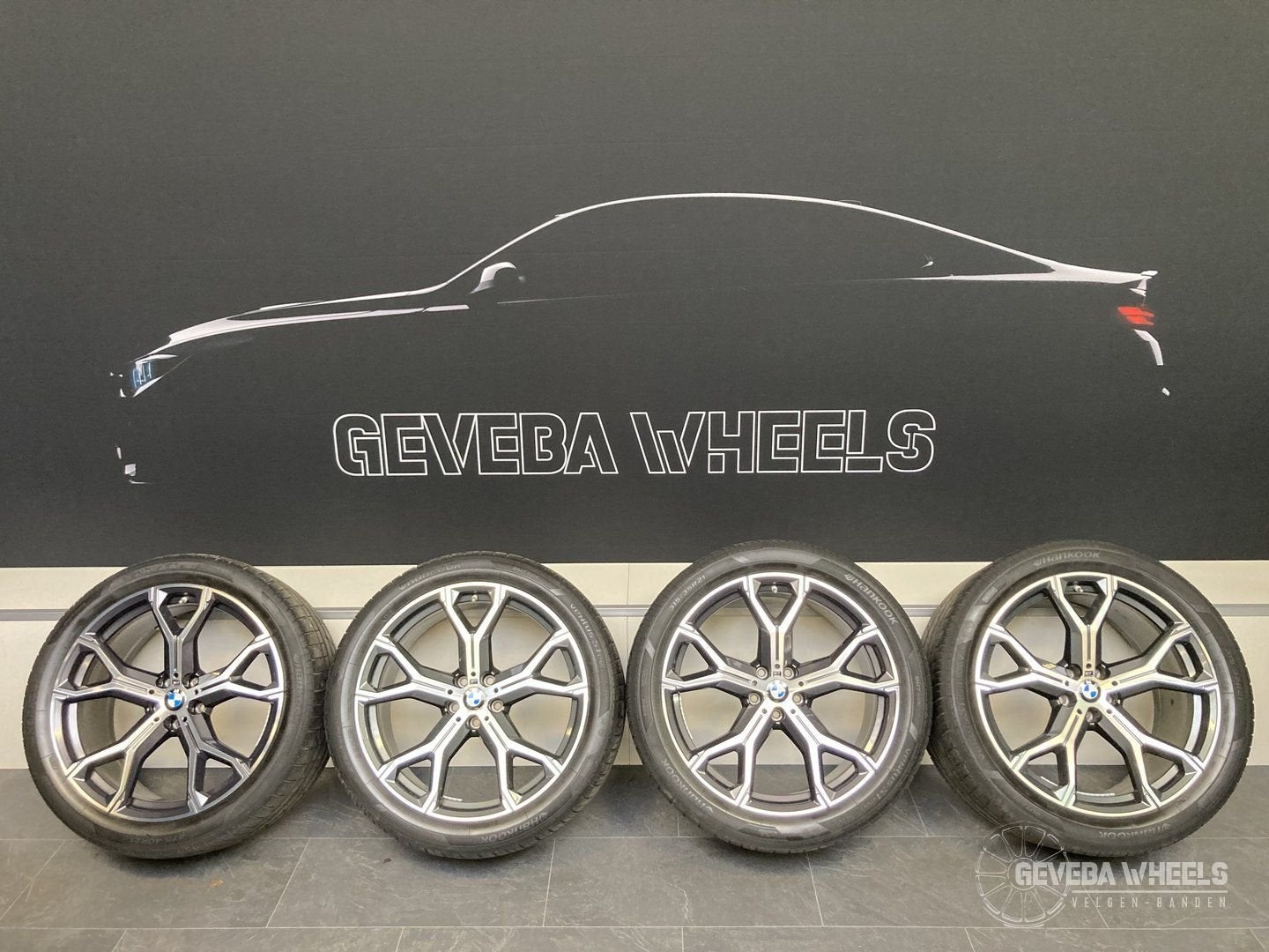 21” originele BMW X5 G05 / X6 G06 velgen + banden 741M 5x112, Gebruikt, -, 275 mm, -
