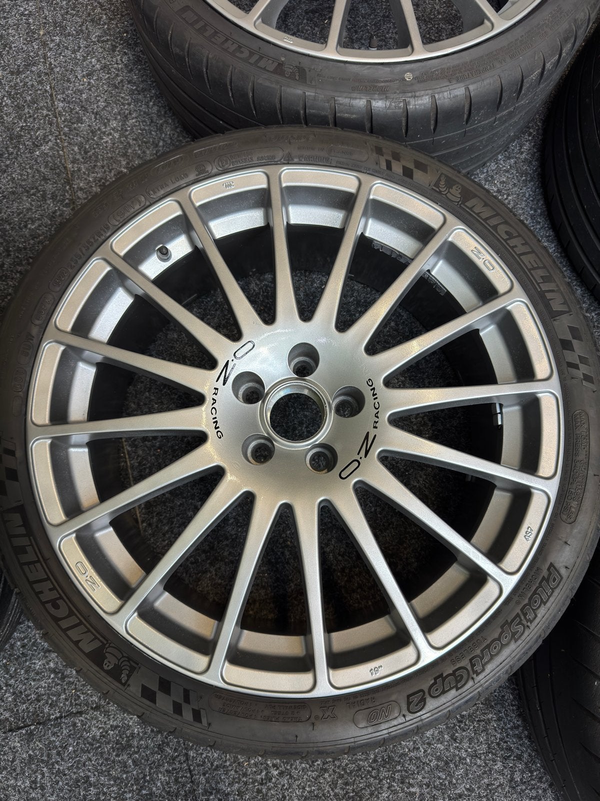 OZ Superturismo GT 5x112, 19" Origineel, Gebruikt, Banden en Velgen, 235 mm, Zomerbanden