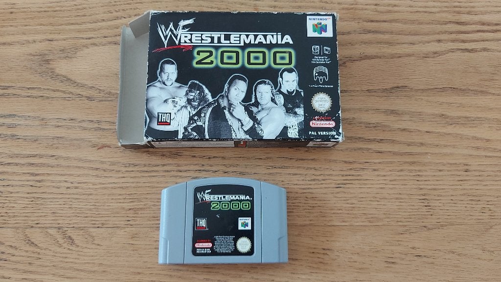 WWF Wrestlemania 2000 N64				€ 25, Verzenden, 1 speler, Racen en Vliegen, Zo goed als nieuw