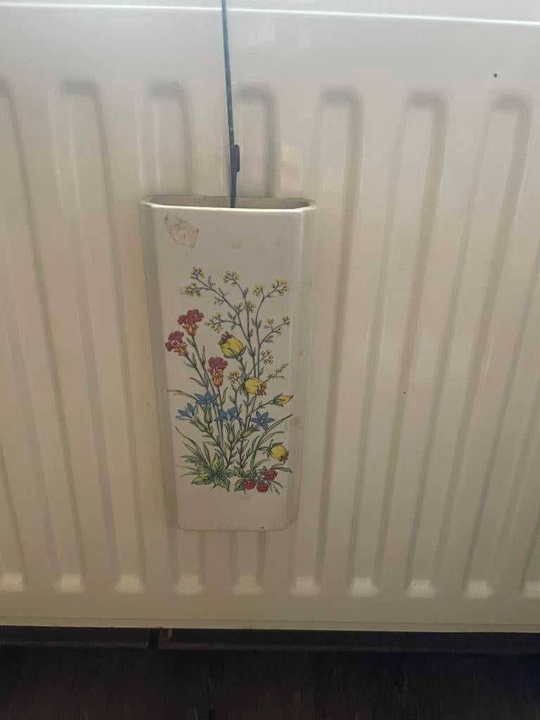Retro/ vintage radiator bakje voor lucht bevochtigen, Ophalen of Verzenden