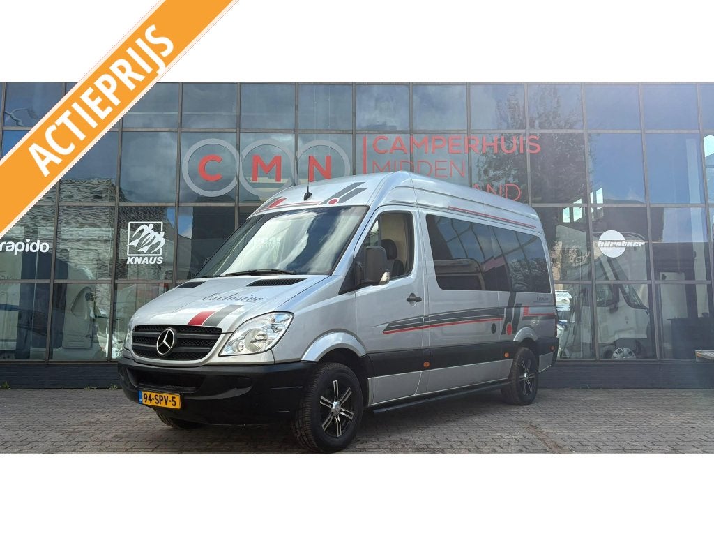 Mercedes-Benz Sprinter CAMP Automaat,Airco,Vastbed, Automaat, Chemisch toilet, ABS, Koelkast