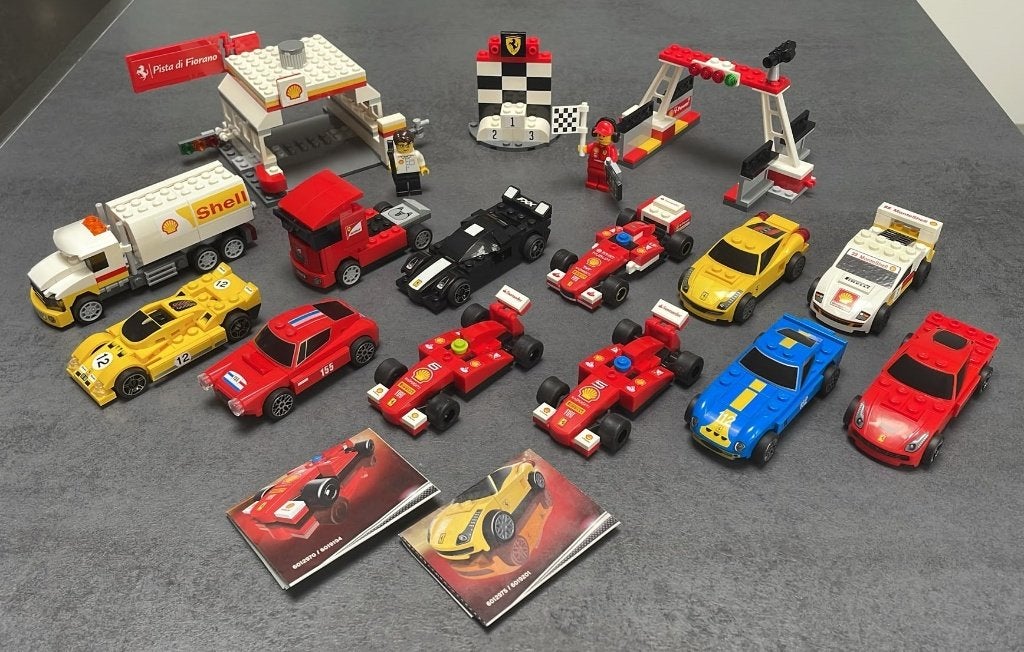 Lego Racers / Shell Ferrari collectie, Lego, Ophalen of Verzenden, Zo goed als nieuw, Racers
