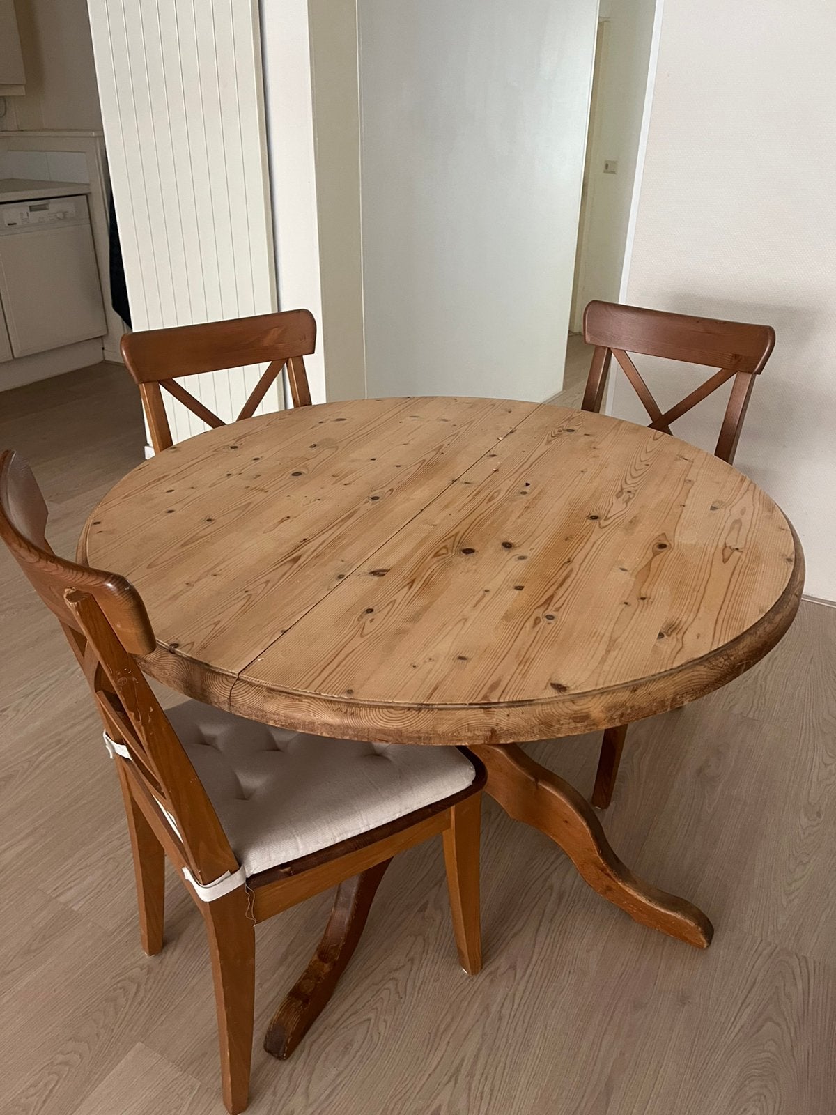 Licht eiken tafel, Ophalen, Gebruikt