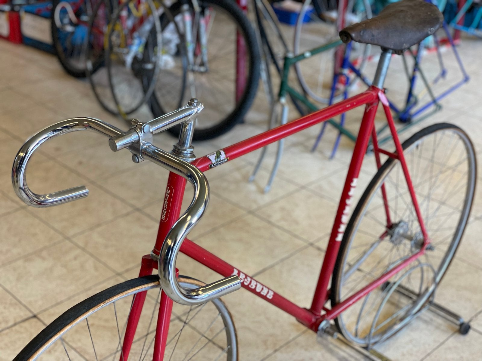 Lejeune Baanfiets / Piste fiets / Track bike, Fietsen en Brommers, Overige merken, Gebruikt, Staal, Heren
