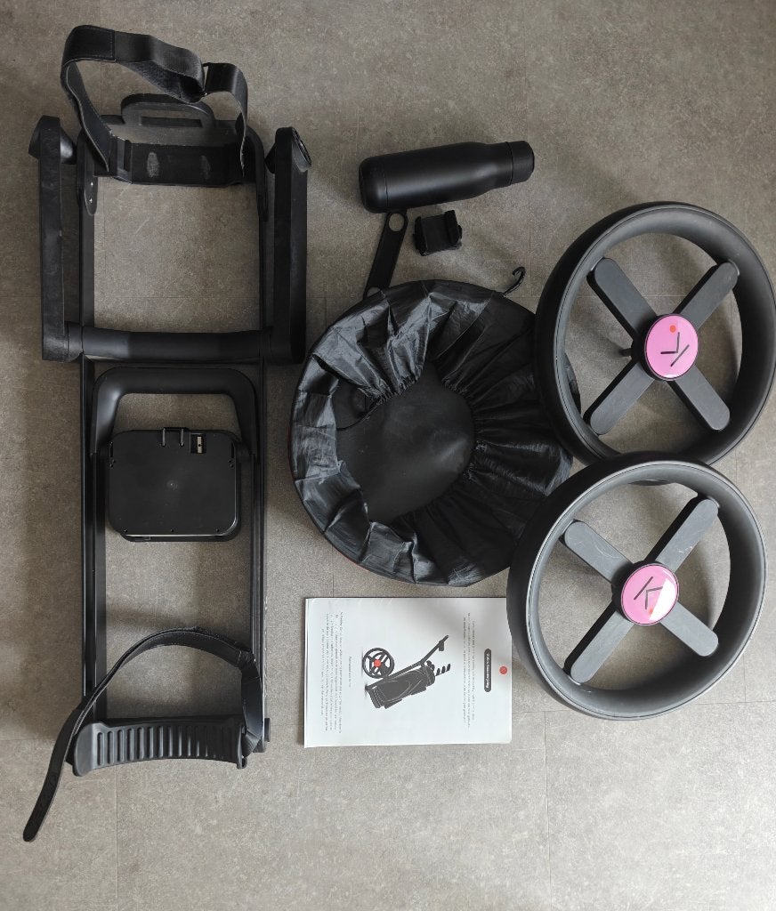 Kaddey Golftrolley, Ophalen, Gebruikt