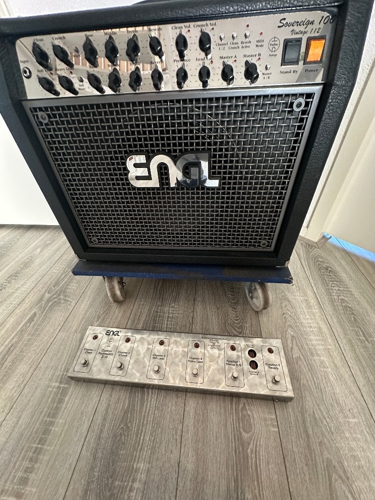 ENGL Sovereign 100 Vintage 1x12 Combo (E360+ z-10 footswitch, Ophalen, Zo goed als nieuw, Gitaar, 50 tot 100 watt