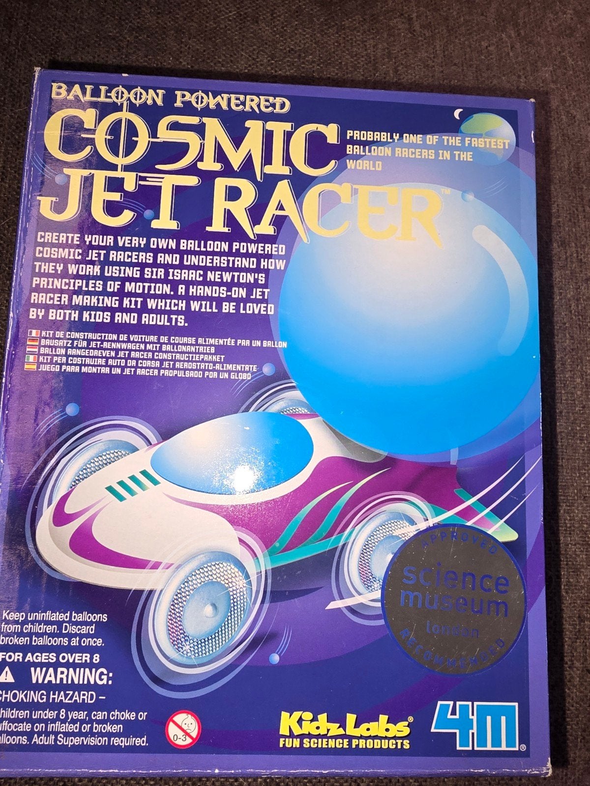 Knutselpakket: Auto met Ballonstuwing - Cosmic Jet Racer, Ophalen of Verzenden, Nieuw, Bouwen