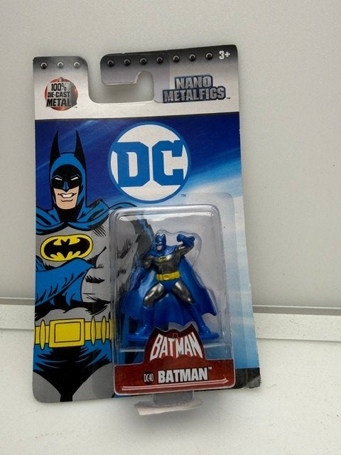 Jada Nano Metalfigs DC Batman blauw nieuw in blister, Nieuw, Ophalen of Verzenden, Werkstr. 1, 90765 Fürth, Duitsland, Mail@onbekend.com
