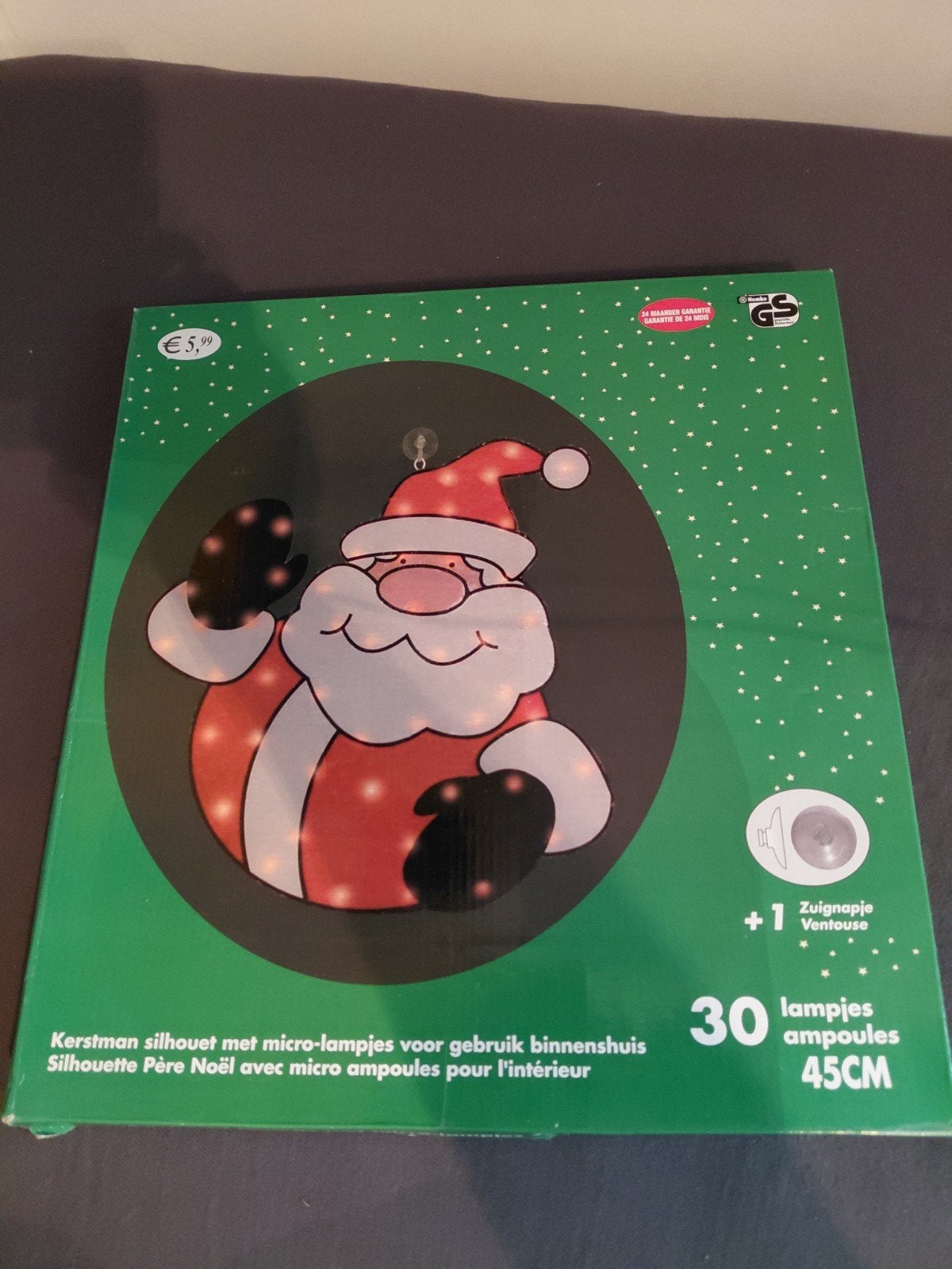 verlichte kerst silhouet, Ophalen, Nieuw