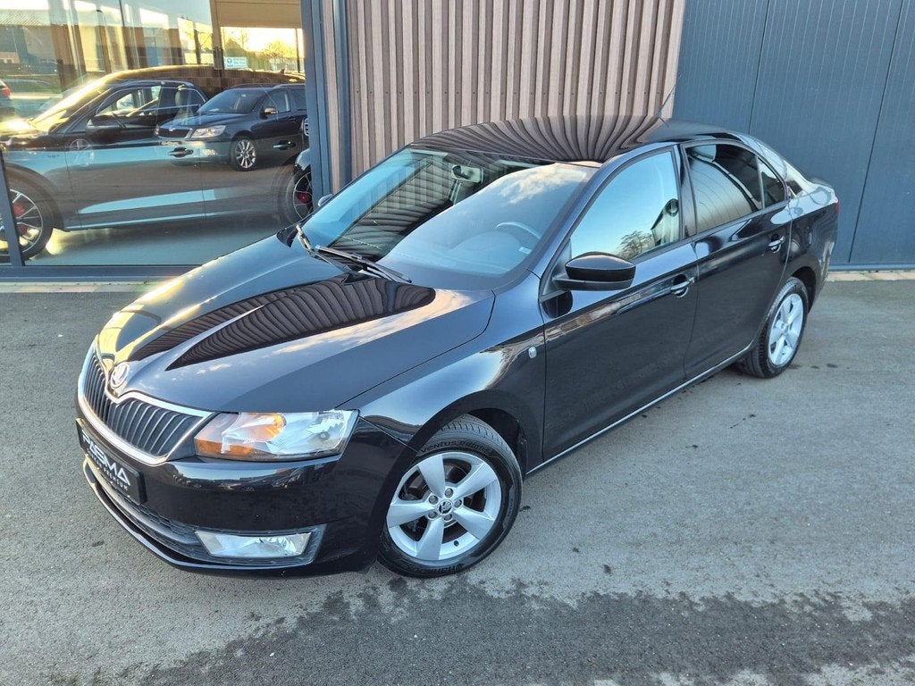 Skoda Rapid Sedan 1.2 TSI Greentech Ambition Businessline |, Auto's, Skoda, Voorwielaandrijving, Euro 5, Gebruikt, Zwart