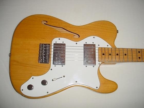 Fender Telecaster Thinline 1975, Muziek en Instrumenten, Snaarinstrumenten | Gitaren | Elektrisch, Ophalen of Verzenden, Zo goed als nieuw