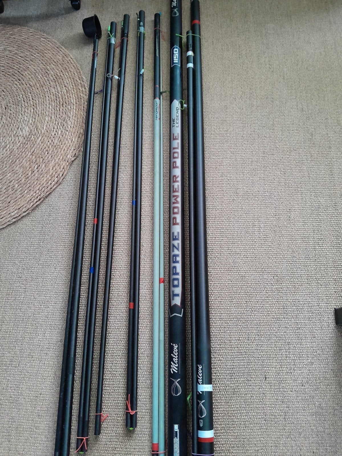 maleve 11.50 pack., Watersport en Boten, Ophalen, Zo goed als nieuw, Vaste hengel