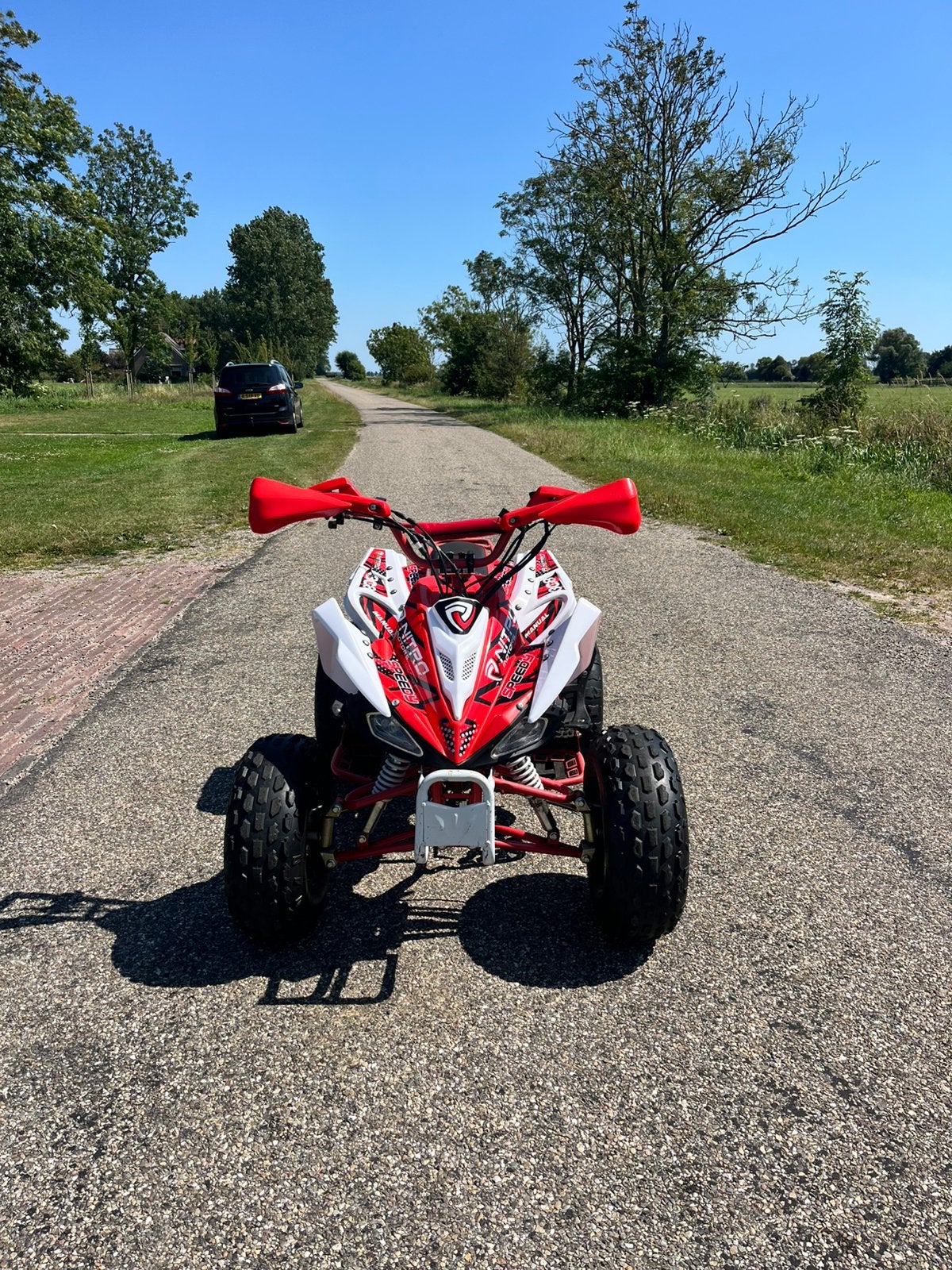 Super nette 125cc nitro quad, Fietsen en Brommers, Minibikes, Midibikes en Pitbikes, Ophalen, Zo goed als nieuw, Overige typen