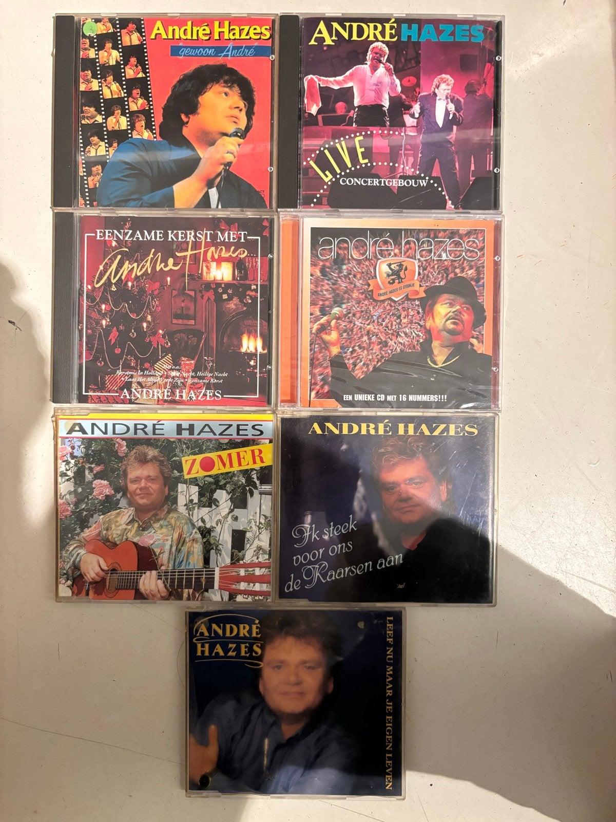 André Hazes CD Collectie - 7 Albums, Ophalen of Verzenden, Levenslied of Smartlap, Album