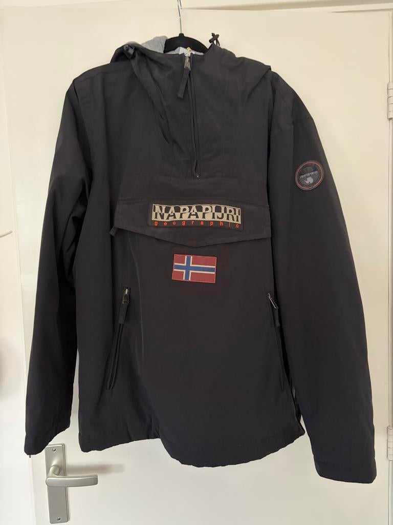 Napapijri winterjas zwart XL, Ophalen of Verzenden, Gedragen, Maat 56/58 (XL), Zwart