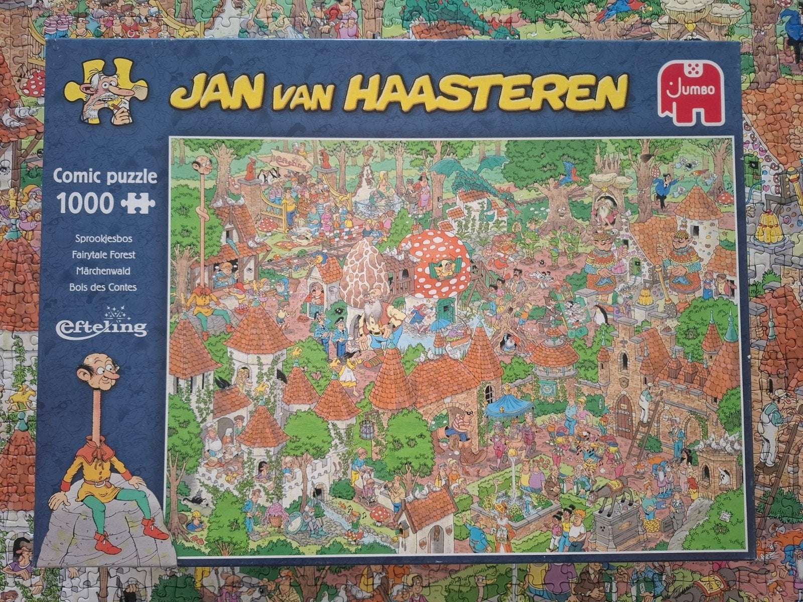 Van Haasteren puzzel, 1000 stukjes Efteling, Ophalen of Verzenden, 500 t/m 1500 stukjes, Zo goed als nieuw