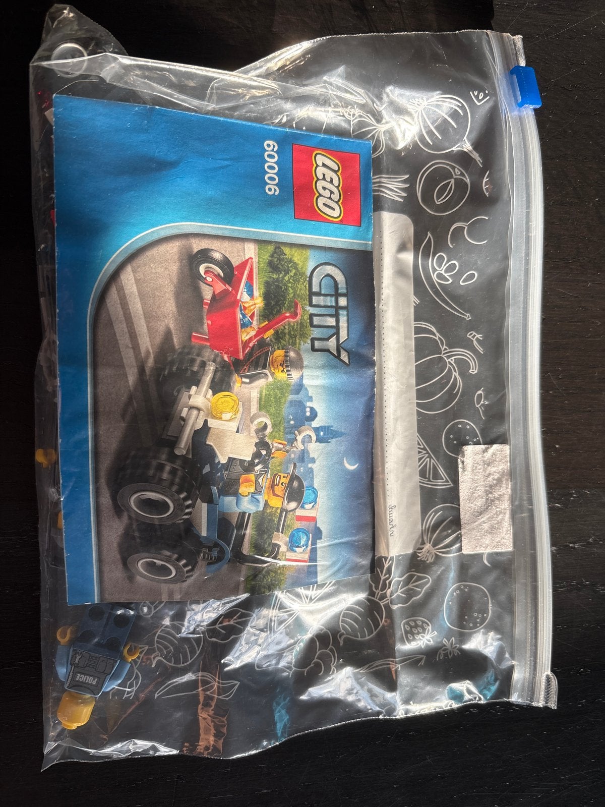 LEGO City 60006 Politie Quad - Compleet met instructies, Ophalen, Gebruikt
