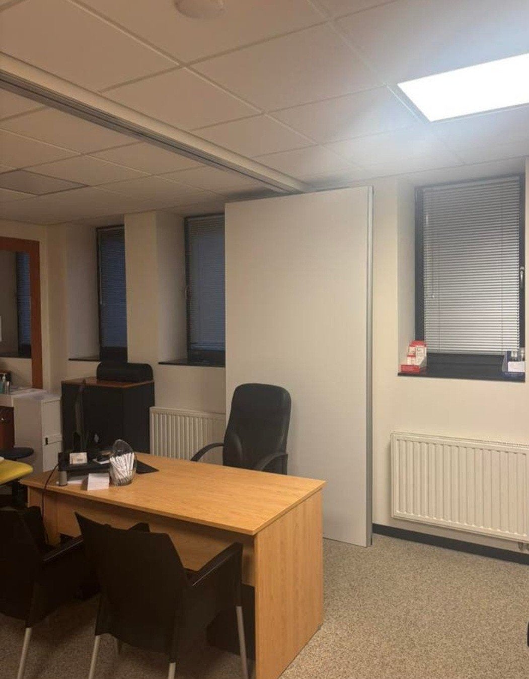 paneelwand schuifbare scheidingswand 4,7x ca2,5m, Ophalen, Gebruikt, Overige typen, 120 cm of meer