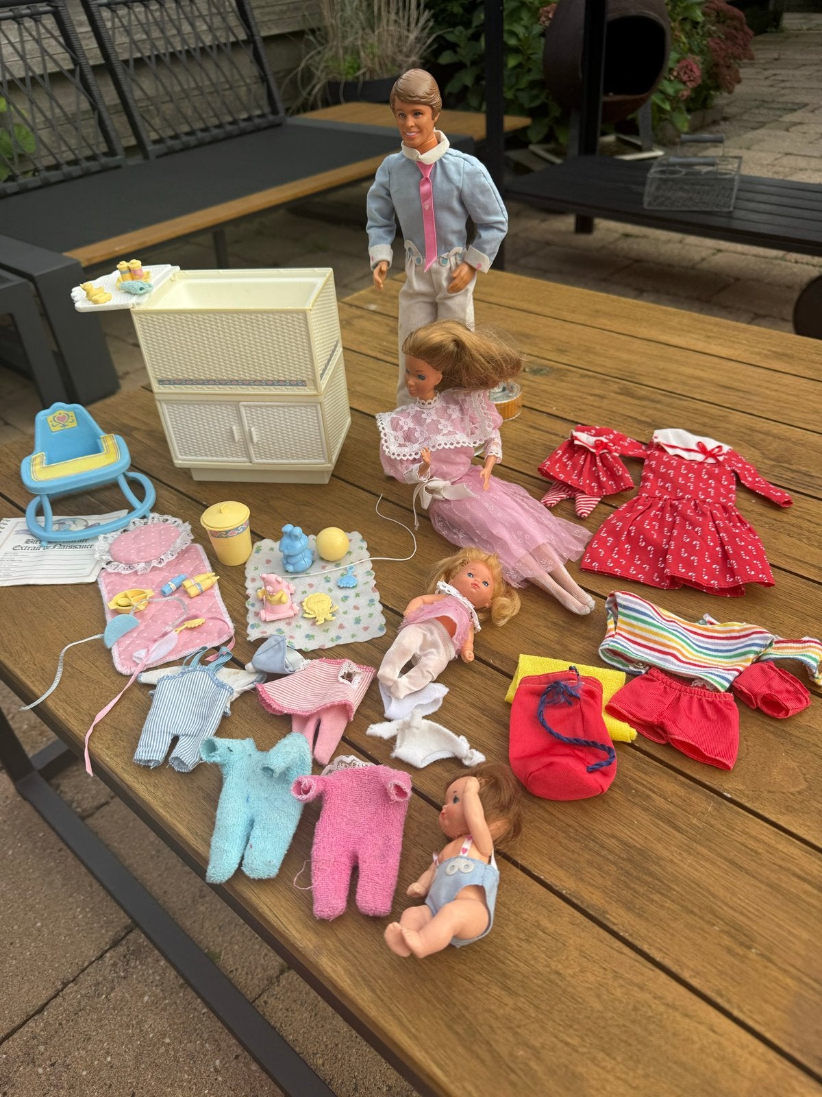 Vintage Barbie 1985 Heart Family speelset, Ophalen of Verzenden, Gebruikt, Barbie