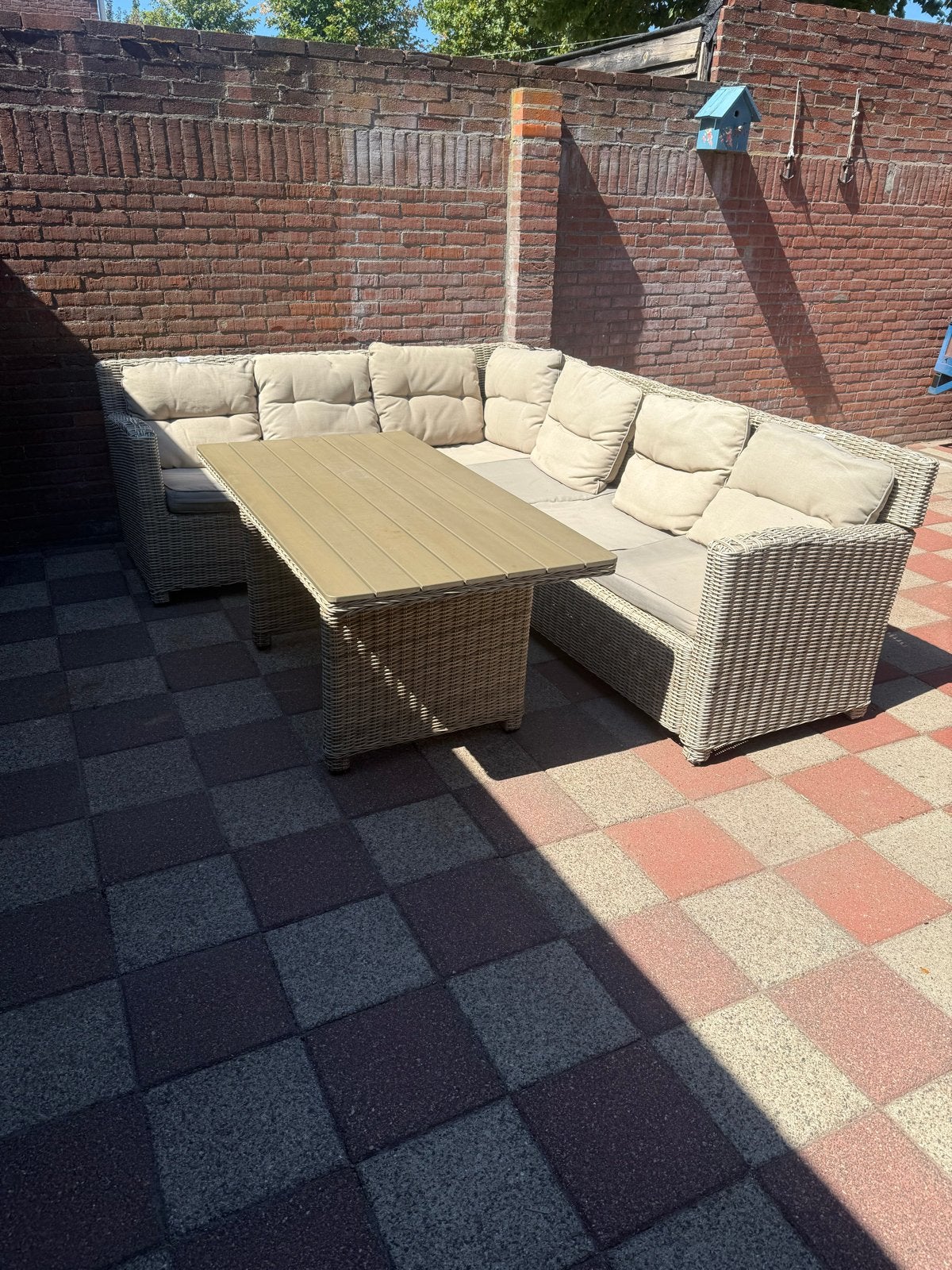 Loungeset - Bois-le-Duc, Ophalen, Gebruikt, Rotan, Meer dan 8 zitplaatsen