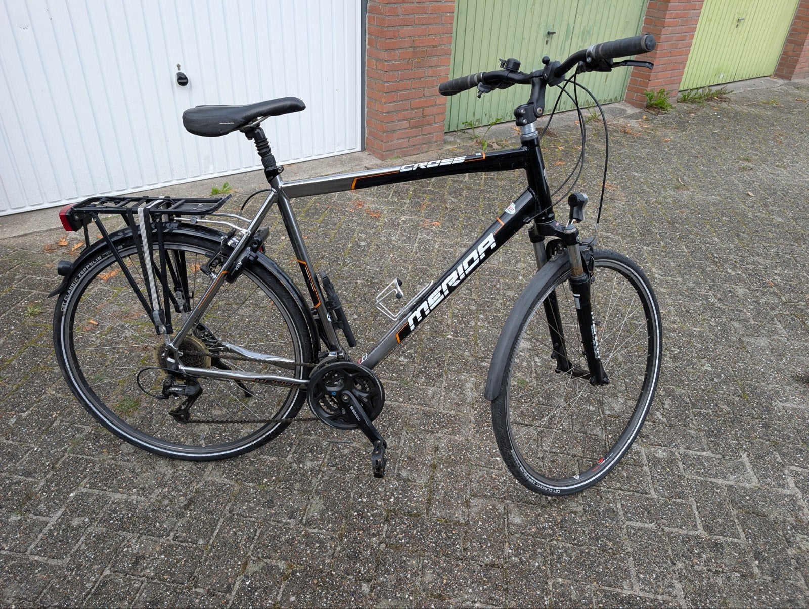 Merida Cross 100 Lichtgewicht Fiets, 28 inch, Gebruikt, Velgrem, Meer dan 20 versnellingen