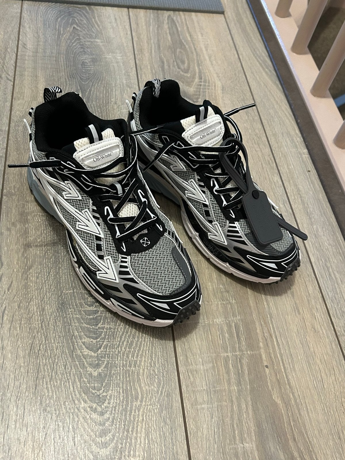 Off-White be right back Sneakers Zwart/Wit, Verzenden, Nieuw, Zwart, Sneakers of Gympen