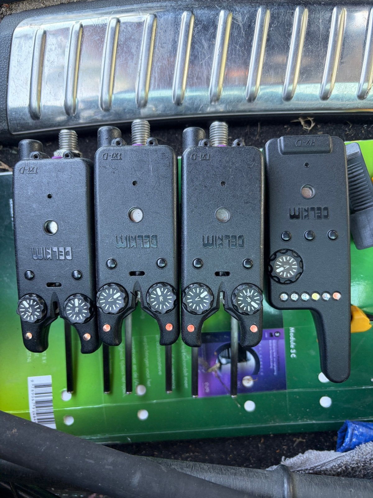 Delkim TXI-D V1 3+1 purple Set in Nette Staat, Watersport en Boten, Ophalen, Zo goed als nieuw, Overige typen