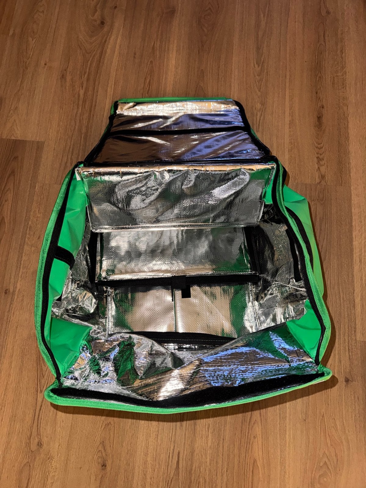Uber Eats bezorgtas en jas (maat M), Ophalen, Zo goed als nieuw, Maat 48/50 (M), Groen