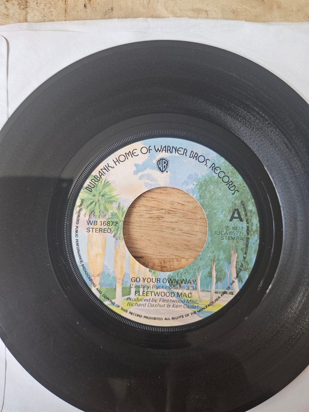 Fleetwood Mac - Go Your Own Way / Silver Springs 7" Single, Cd's en Dvd's, Vinyl Singles, Gebruikt, 7 inch, Ophalen of Verzenden