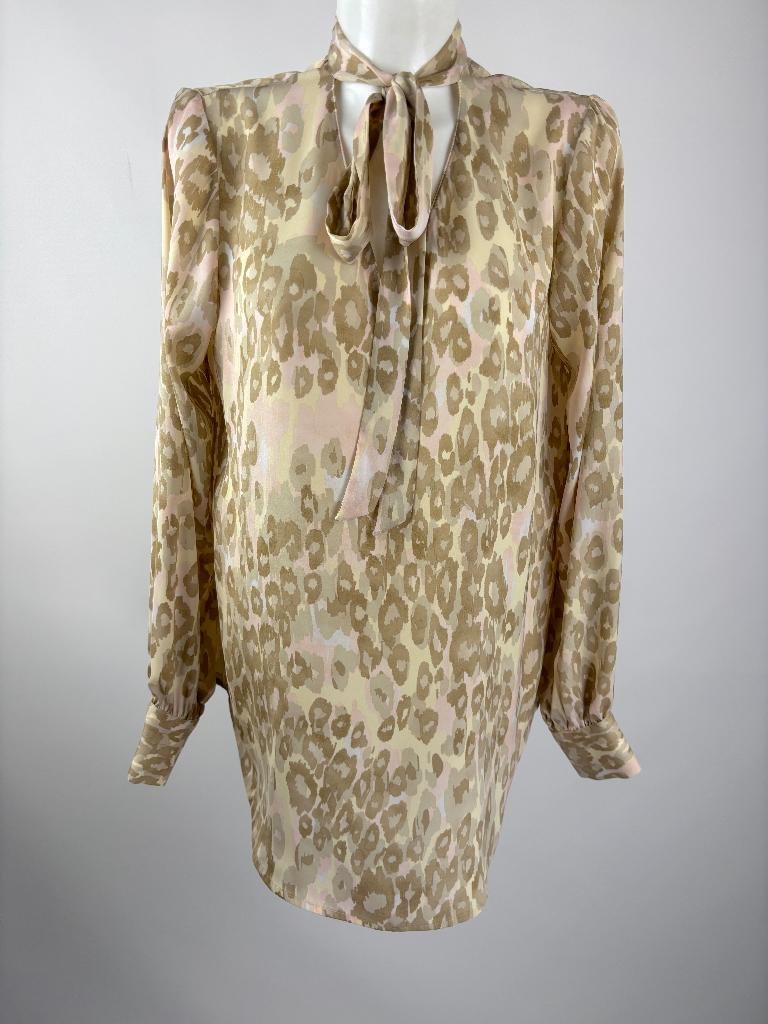 TWINSET Beige roze strik top   Maat L, Twinset, Beige, Maat 42/44 (L), Ophalen of Verzenden