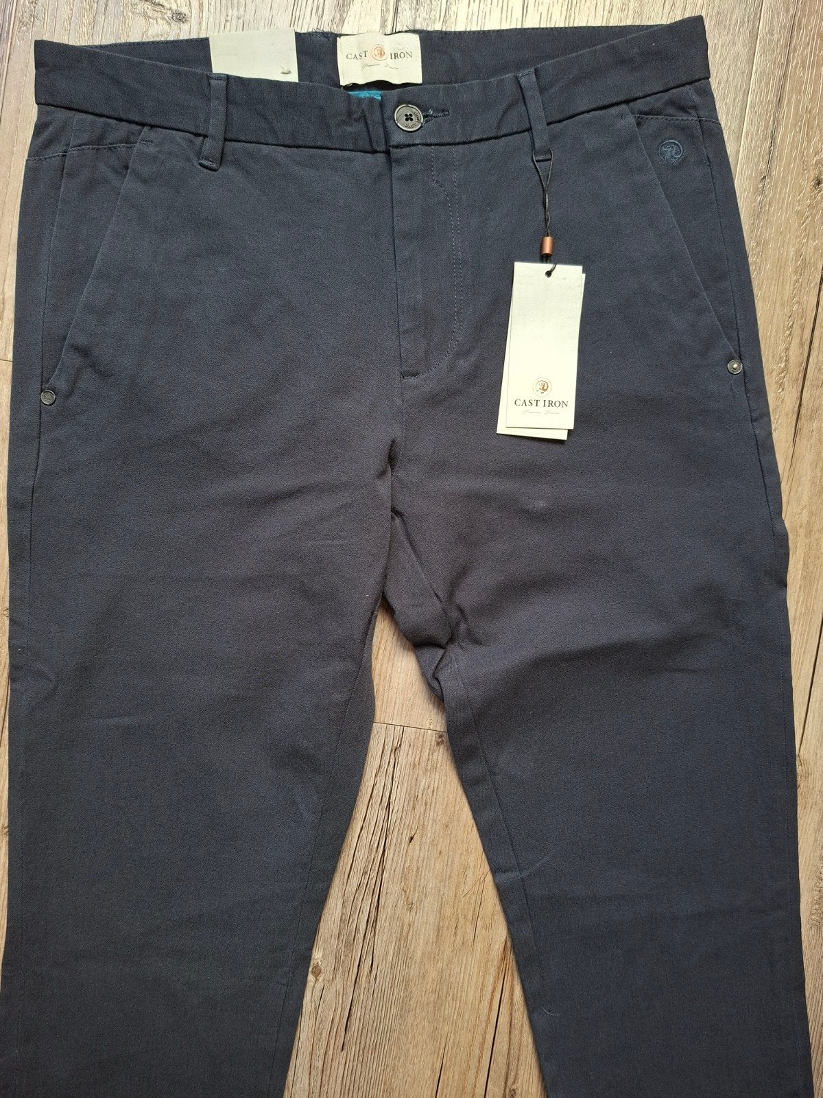CAST IRON Riser slimfit chino W30 L34 donkerblauw, Blauw, Nieuw, Ophalen of Verzenden, Cast Iron