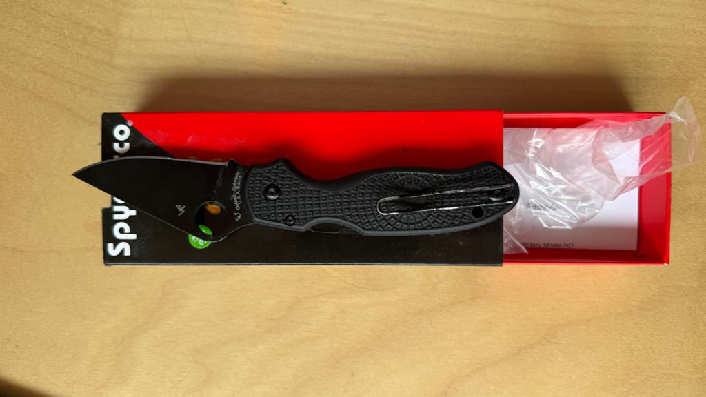 Spyderco Para military 3, Ophalen of Verzenden, Gebruikt